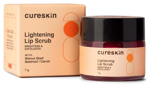Walnut Shell Lip Scrub | Rote Beete & Squalan | Peeling Smoothen 7,09 g | Effektives Peeling: Walnussschalenpulver entfernt trockene, schuppige Haut, während Squalan Feuchtigkeit für weiche