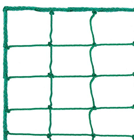 Aoneky Fußball Ballfang Netz 3x3M/3x6M /3x9M/3x12M /3x15M,10 x10 cm Masche, 2,5mm Polyethylen Seil, Sport-Übungs-Barriere-Netz, Fußball-Schlagnetz Verhindern Ball über den Zaun Fliegt