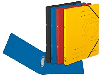 herlitz Ringhefter A4 Quality farblich sortiert, 2-Ring- Mechanik, 25 mm Rückenbreite, 5 Stück