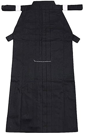 G-like Herren Kendo/Aikido Keikogi Hakama Kampfsport-Uniform, Nur Schwarz Hakama, M/170