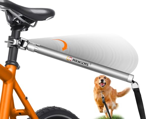 Fahrradleine Hund- Hundeleine Fahrrad Kann Um 180°Gedreht Werden, Starke StoßDäMpfung | Verstellbar | Abnehmbar, Outdoor-ÜBung/Training Joggen/Radfahren, Sicherheits-Fahrrad Hundeleine