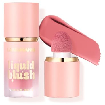 Beauty Searcher Wangen-Gel-Creme-Flüssigrouge, weiches, leichtes, atmungsaktives Gefühl, langanhaltend, wischfest, natürlich aussehend, Hauttönung-Rouge-Makeup (#101 LIEBESKUCHEN)