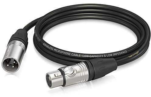 Behringer GMC-300 Gold Performance 3 m (10 ft) Mikrofonkabel mit XLR-Anschlüssen