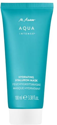 M. Asam Aqua Intense Hydrating Hyaluron Mask (100 ml) | Kühlende Gesichtsmaske mit Hyaluronsäurekomplex, Feuchtigkeitsspendend und aufpolsternd, Für Männer und Frauen