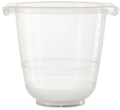 tummy tub das Original - Badeeimer kippsicher, rutschfest und schadstofffrei, transparent, für Kleinkinder