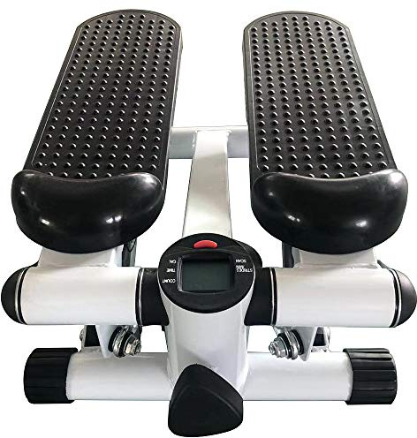 Stepper für Zuhause, Stepper mit Power Ropes, Stepper Hometrainer mit LCD Display, Up-Down Swing Stepper, Trainingsgeräte für Zuhause