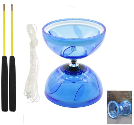 Diabolo-Jonglierspiel Mit Jonglierbällen 12 cm Durchmesser - Balancierspiel Mit Kugellagern, Perfektes Outdoor-Spiel