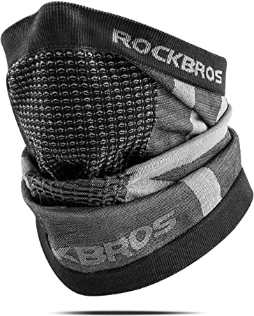 ROCKBROS Winter Halstuch Warm Multifunktionstuch Schlauchtuch Nackenwärmer Herren Damen für Outdoorsports Motorradfahren, Radfahren, Wandern, Joggen
