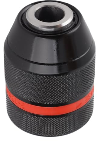 LiebeWH Schnellspannbohrfutter 1/2-20UNF, 2-13mm Klemmbereich | Schlüsselloses Spannfutter, 43mm Außendurchmesser, 58mm Gesamtlänge, Selbstspannend für Elektrobohrmaschinen