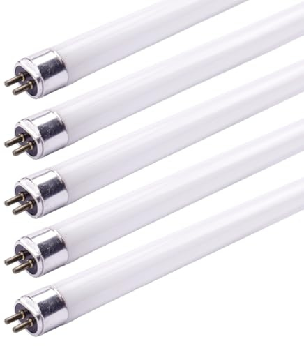 NCC-Licht 5 x Leuchtstoffröhre T5 HE 549mm 14W/865 G5 Tageslicht 6500K kaltweiß, ideal für Unterbauleuchten und Rasterleuchten