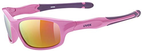 Uvex sportstyle 507 - Sonnenbrille für Kinder - 100% UVA-, B, C Schutz - inkl. Kopfband - pink purple/pink - one size