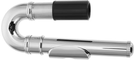 BESPORTBLE Langlebiger Flöten Ersatzkopf aus Nickel und Silberbeschichtetem Material mit Gebogenem und Geradem Mundstück Leicht Austauschbar für Querflöte Zubehör