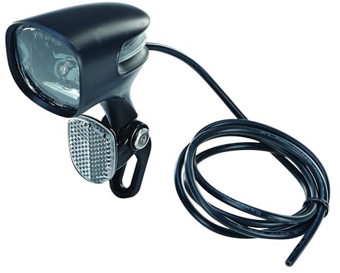 Prophete Fahrradbeleuchtung, E-Bike Scheinwerfer – 80 Lux, 360° Sichtbarkeit, OSRAM LEDs, Wasserdicht IPX5, StVZO zugelassen – Mit Reflektor & Light-ON-Funktion – Nur für E-Bikes