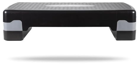 GymBeam Fitness Stepper für Zuhause - Praktisches Aerobic-Steppbrett aus Polypropylen, höhenverstellbares Übungsgerät für Zuhause, bis zu 250 kg, geeignet für Krafttraining und Aerobic