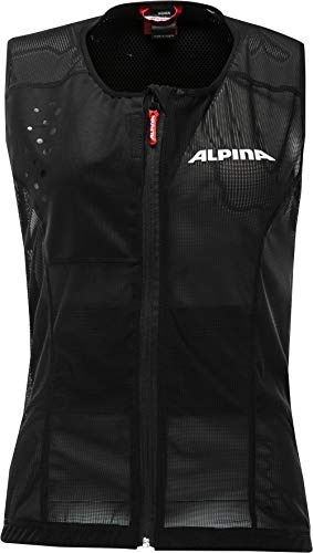 Alpina PROSHIELD Women Vest - Rückenprotektor für Damen - Atmungsaktiv & Individuell Einstellbar, Schwarz, M