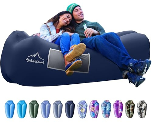 AlphaBeing aufblasbare Lounger Beste air Lounger für Reisen, Camping, wandern ideal aufblasbare Couch für Pool Marine