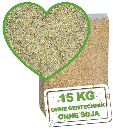 MeineHennen KÜKEN VITAL 15 kg. Premium Kükenmischung mit Hirse und Leinsamenöl. 100% Natürliches Alleinfuttermittel