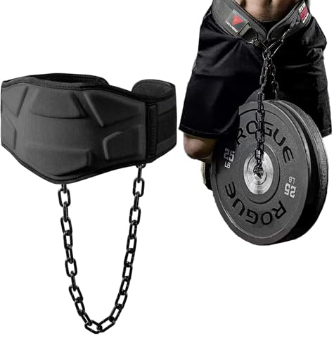 Dip Gürtel mit Kette Gewichteter Gürtel für Pullups mit Heavy Duty Dip Gürtel mit Kette