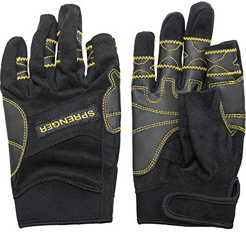 Sprenger Segelhandschuhe Regatta Sporthandschuhe 2-Finger-frei, Größe:L