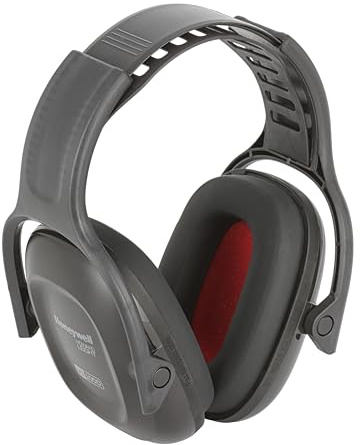 Howard Leight VS100D VeriShield Passiver Over-Head-Kapselgehörschutz, Dielektrischer Kopfbügel, Breite Kappenöffnung, Memory-Schaum Ohrpolster, SNR 27 dB, 1035196-VS (1 Stück)
