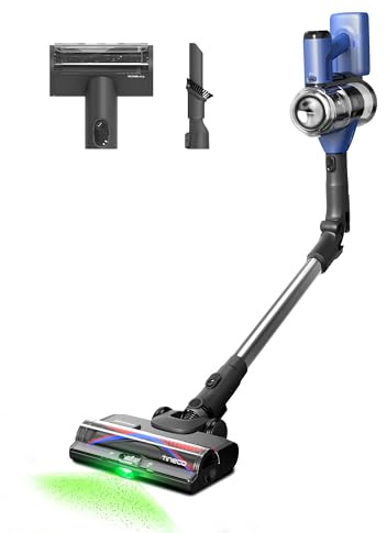 Tineco Pure ONE S50 Pro Akku Staubsauger, 200AW Starke Saugleistung, iLoop Sense, Faltbarer Rohr, bis zu 95 Min. Laufzeit, ZeroTangle-Bürste, LED-Licht, für Großschmutz sowie Tierhaare