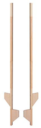 AZZAP Holzstelzen 140cm NATUR Holz Stelzen Kinderstelzen Ballance