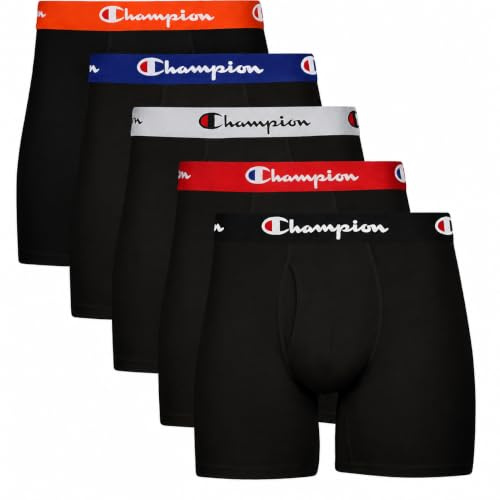 Champion Herren Champion Men's Underwear Trunks, Every Day Comfort Stretch Cotton Moisture-Wicking Underwear, Multi-Pack Badehose (3er Pack)