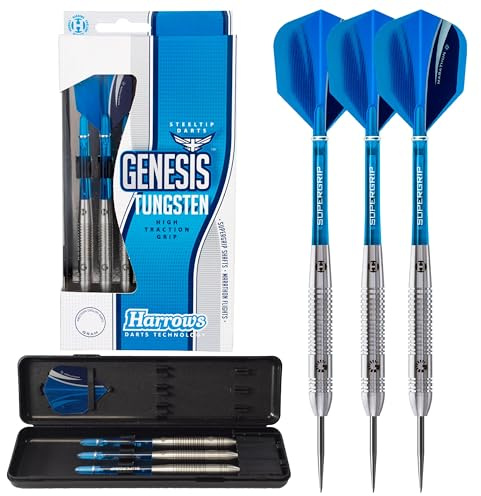Harrows Genesis Dartpfeile aus Wolfram L Silber