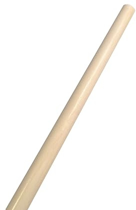 TEKKA BUDO Jo Stab Weißeiche 127 cm - Trainingsstock - Japanisch Holz Hell - Aikido, Iaido, Kempo, Kobudo, Kampfkunst