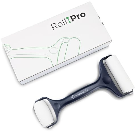 Wundermix - RollPro® Teigroller • Teigrolle mit 2 Walzen • Antihaft Nudelholz für müheloses Ausrollen von Teigen • Fondant Roller • Pizzaroller • Spülmaschinenfest • Backzubehör