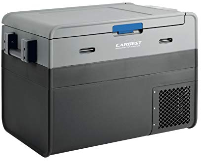 Carbest Kompressor Kühlbox | 45 LTR | 12/24 V | 230 V Adapter | -18 °C | Batterieschutz