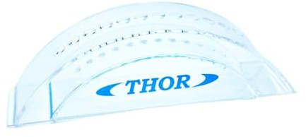 THOR-DARTS 12er Dart Display - Acryl Dartständer - Wave Displayständer - Acrylic Darts Display Stands (Clear, Azur)