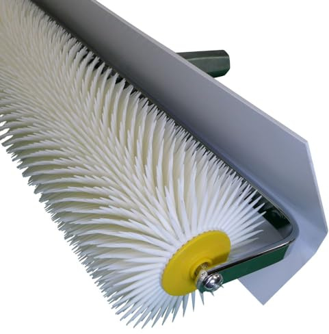 ROTIX Stachelwalze Entlüftungswalze mit Spritzschutz 25 + 50 cm breit | für Estrich (50 cm breit, 31 mm Stachel)