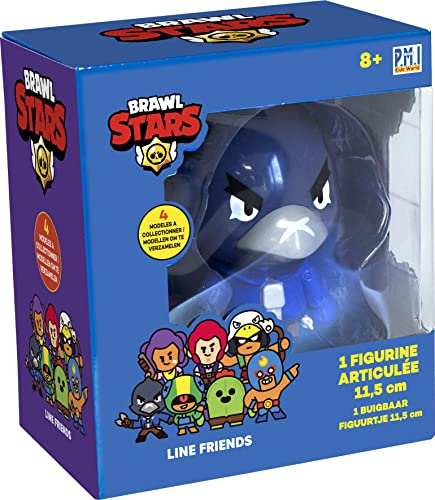 Brawl Stars – 1 Figur mit Gelenken, 11,5 cm – Crow – Videospielfiguren – ab 8 Jahren Lansay