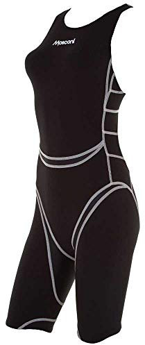 Mosconi Damen Mädchen Tri Shark Ef Pro Triathlon-Anzug, Schwarz/Hellgrau, 46
