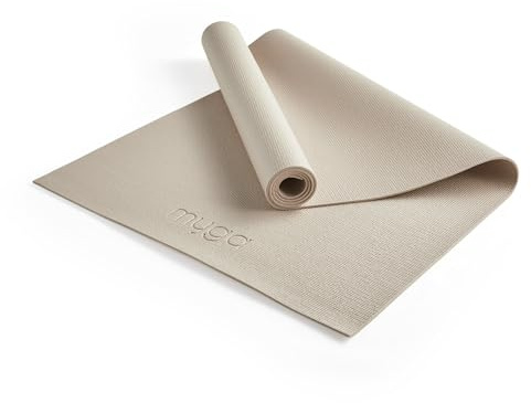 Myga Einsteiger-Yogamatte | Rutschfest & Leicht zu tragen – 4 mm Dicke | Ideal für Yoga, Pilates, Meditation & Fitnessübungen | 173 cm x 61 cm x 4mm