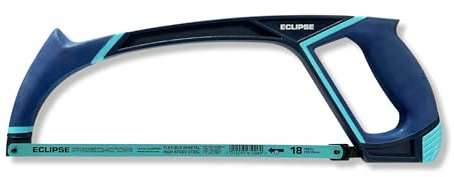 Eclipse Professional Tools EPH300 Soft Feel Bügelsäge (12) - Metallschneidende ergonomische Handsäge mit Komfortgriff - Schnellwechselmechanismus für das Sägeblatt