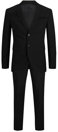 JACK & JONES Herren Jprfranco Suit Noos Business Anzug Hosen Set, Schwarz, 52 EU