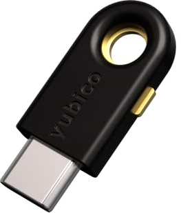 Yubico – YubiKey 5C – Sicherheitsschlüssel für Zwei-Faktor-Authentifizierung (2FA), Verbindung über USB-C, FIDO-Zertifiziert – Schützen Sie Ihre Onlinekonten