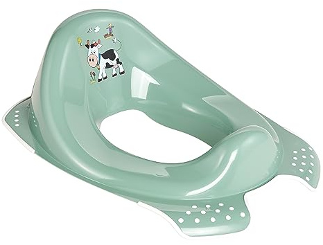 keeeper Funny Farm Kinder-Toilettensitz, Ab ca. 18 Monate bis ca. 4 Jahre, Anti-Rutsch-Funktion, Ewa, Nordic Green