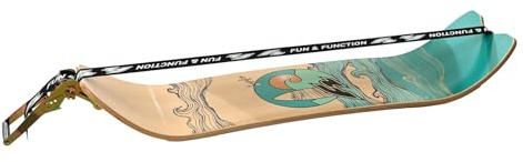 F2 Balance Board Surfline Board Slackline Training 105x27,5cm Neues Modell - Gleichgewichts Trainer für Kinder und Erwachsene, Balance Board Zubehör für Yoga, Faszien, Koordination & Fitnesstraining
