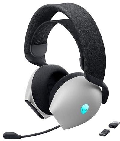 Alienware AW720H Dual-Mode kabelloses Gaming Headset - Farbe Lunar Light