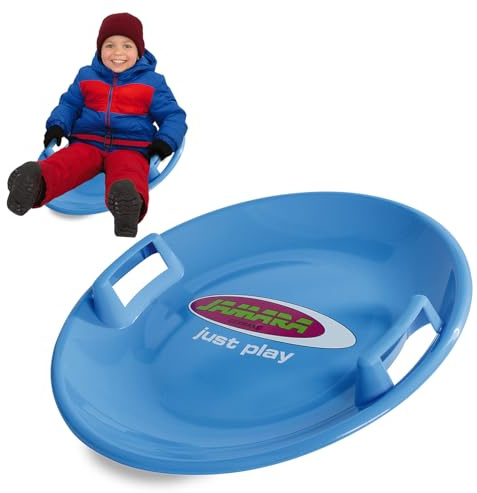 JAMARA -Snow Play Rutschteller 60cm-Haltegriffe an beiden Seiten, langlebiger, robuster Kunststoffkörper, Leichtgewicht mit nur 555 g