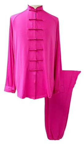 Enigmaire Unisex Kung Fu Uniform Set,Damen Herren Tai Chi Trainingsanzug,Kung Fu Anzug Traditionelle Chinesische,Langlebig,Geeignet FüR Tai-Chi,Qigong,Kampfsport