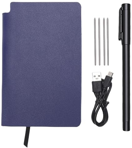 Plyisty Intelligentes A6-Notizbuch mit Digitalem Stift, OCR und Echtzeitsynchronisierung Zum Digitalisieren, Handschrift-zu-Text-Konverter, Speichern und Teilen von Papiernotizen