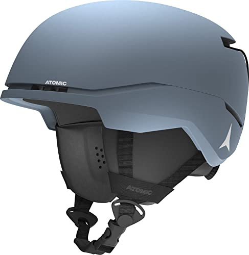 ATOMIC FOUR JR Skihelm für Kinder & Jugendliche - Grau - Größe S - Max. Sicherheit bei Aufprällen - Innovatives Belüftungssystem - Kopfumfang 51-55 cm