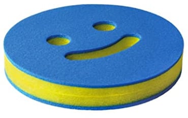 COMFY® AQUAFIT SMILE, Aqua-Fitness-Gerät, Wasserhantel, Muskelaufbautraining, ø 22 cm