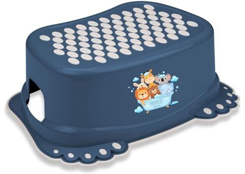 Kinderhocker TÜV Rheinland geprüft! Kinder Toilettenhocker mit Anti-Rutsch Beschichtung für Stabilität. – Kinder Hocker