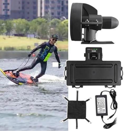 Hoiaost Elektrisch Motorisiertes Surfbrett, Geschwindigkeit: 4-5 Km/H, Surf- Und Sup-Finne, Akku, Elektrischer Finnen-Stand-Up-Paddle-Board-Motor, Für Kajak-Fischerboot-Paddle-Board