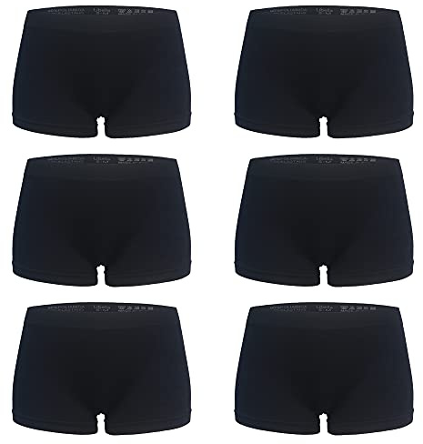 Libella 6er Pack Damen Panties Boxershorts Mikrofaser ohne Seitennähte 3908